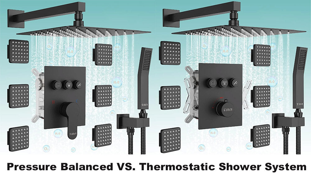 Pressure Balanced Shower System VS. Thermostatic Shower System: Which One Is Best for You?