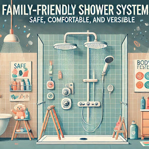 Child And Elder Friendly Shower Design: Create A Shower Space the Whole Family Will Enjoy