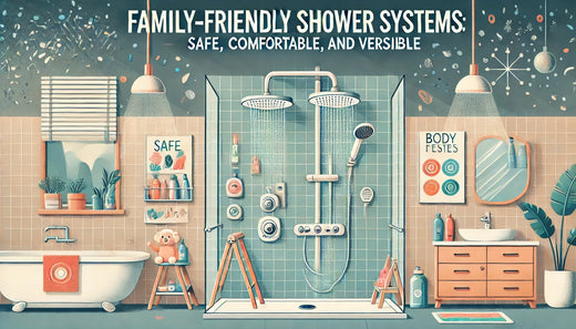 Child And Elder Friendly Shower Design: Create A Shower Space the Whole Family Will Enjoy