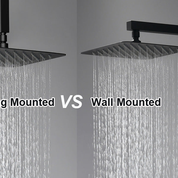 Wall Mounted VS Ceiling Mounted Shower Head