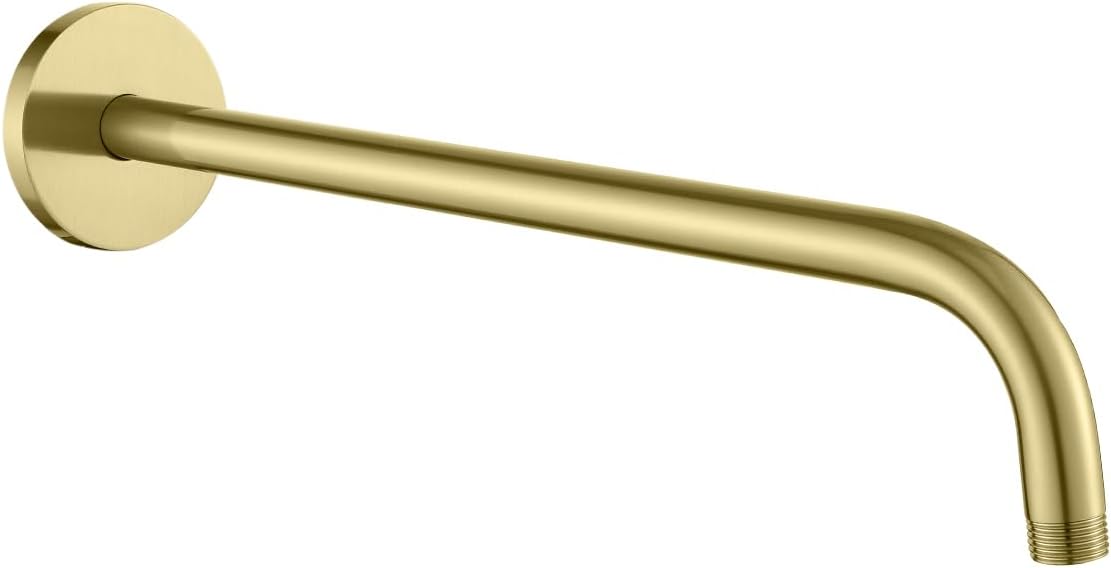 STARBATH Round Shower Arm 16 Inch -Gold