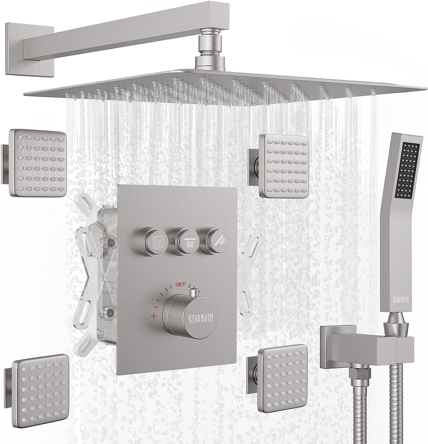 Push Button Shower Systems Push Button Shower System — STARBATH