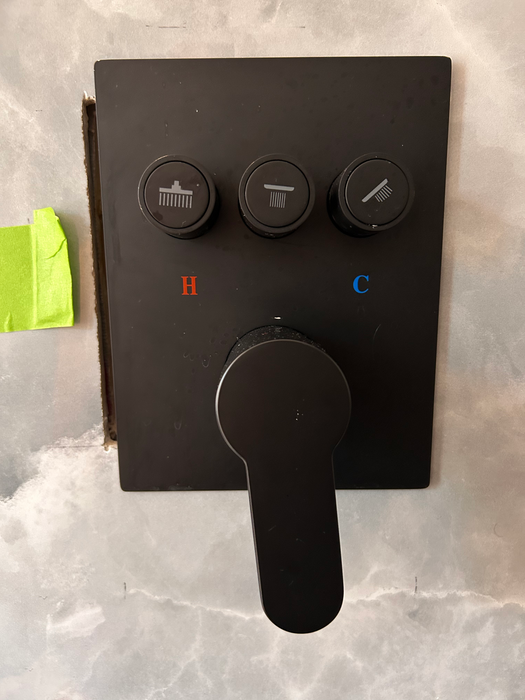 Custom Shower Parts -Extra 1/2” on all sides of the valve plate