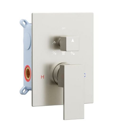 STARBATH Three Function Shower Valve -Pressure Balance Valve Brushed Nickel - STARBATH