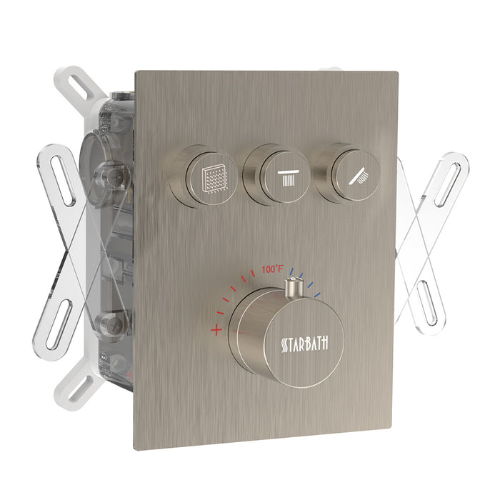 STARBATH Thermostatic Shower Valve Three Function - STARBATH