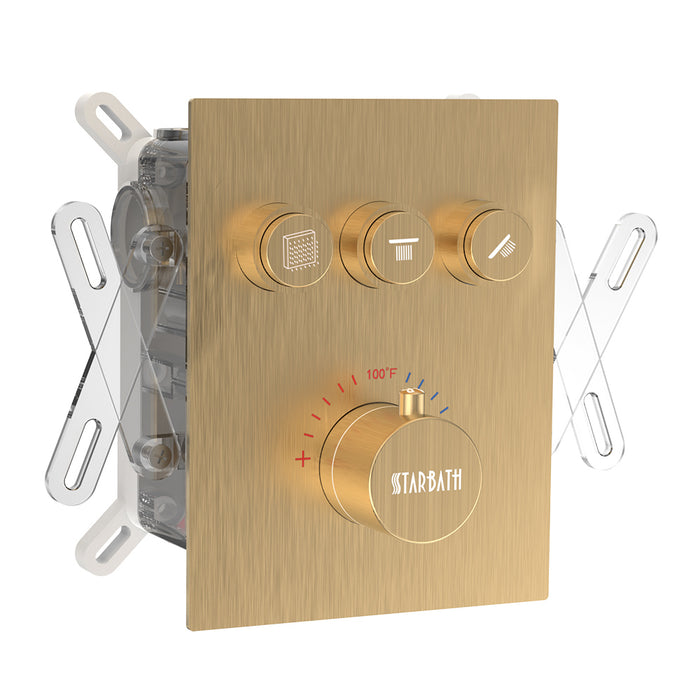 STARBATH Thermostatic Shower Valve Three Function - STARBATH