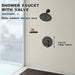 STARBATH Single Function Shower Valve Round - STARBATH