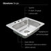 STARBATH 3-hole Single Bowl Kitchen Sink - STARBATH