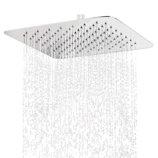 STARBATH Shower Head Square Stainless Steel - STARBATH