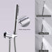 STARBATH Round Shower System 12 Inch Wall Mounted Chrome - STARBATH