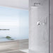 STARBATH Round Shower System 12 Inch Wall Mounted Chrome - STARBATH