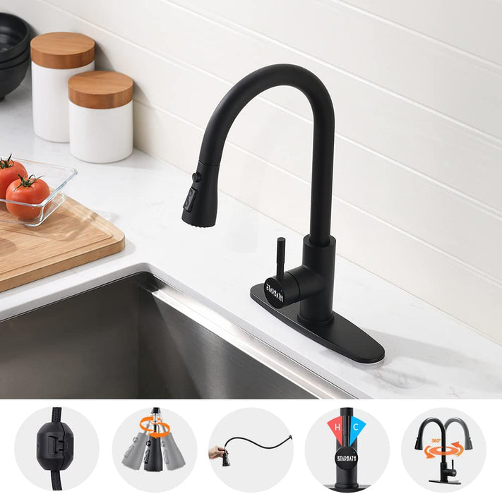 STARBATH Kitchen Faucets Black - STARBATH