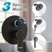 STARBATH Round Shower System Shower Faucet Set Knob Button 8 Inch Oil Rubbed Bronze - STARBATH