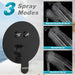 STARBATH Round Shower System Shower Faucet Set Push Button 8 Inch Black - STARBATH