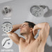 STARBATH Round Shower System Shower Faucet Set 8 Inch Single Function Brushed Nickel - STARBATH