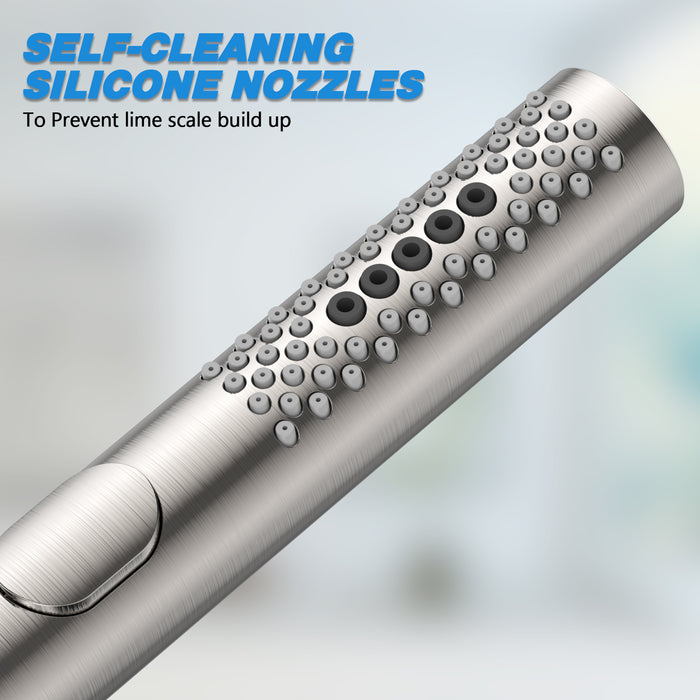 STARBATH Handheld Shower Head ABS Three Spray Modes Round High Pressure Water Saving - STARBATH