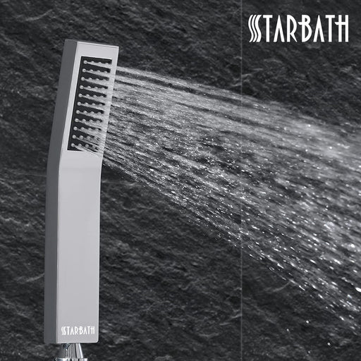 STARBATH Handheld Shower Head High Pressure Water-Saving Anti-Limescale - STARBATH